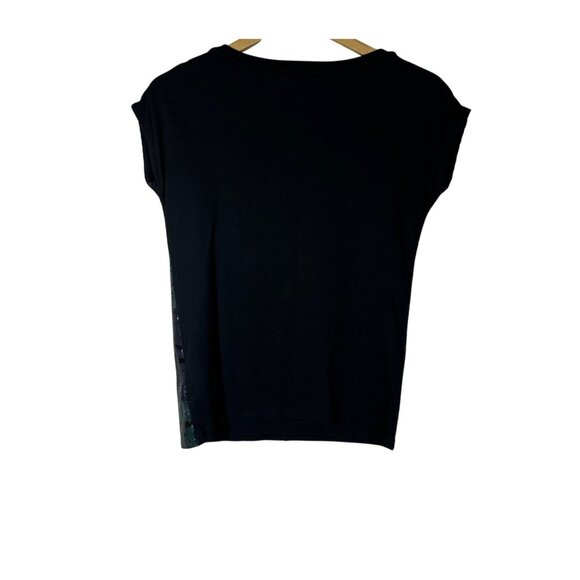 Lauren Ralph Lauren Sequined Plaid Top Multi Womens Size XXS Holiday Old Money - Picture 9 of 9